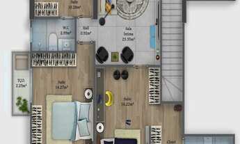 Imagem 2: LINDÍSSIMA COBERTURA DUPLEX, COM 5 SUÍTES E PISCINA, NO EMPREENDIMENTO MAIS LUXUOSO DA CID