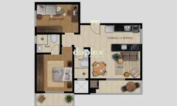 Imagem 7: APARTAMENTO 2 DORMITÓIROS SENDO 1 SUÍTE EM SÃO JOSÉ