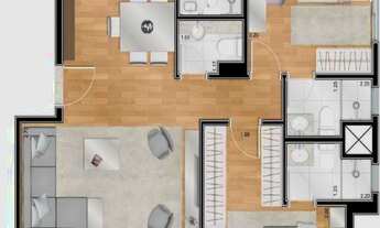 Imagem 2: APARTAMENTO COM 3 DORMITÓRIOS À VENDA POR R$ 850.000 - BARRA FUNDA - SÃO PAULO/SP