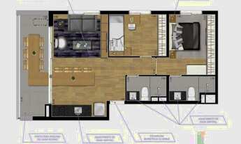 Imagem 2: APARTAMENTO COM 2 DORMITÓRIOS À VENDA, 67 M² POR R$ 783.000 - PINHEIROS - SÃO PAULO/SP