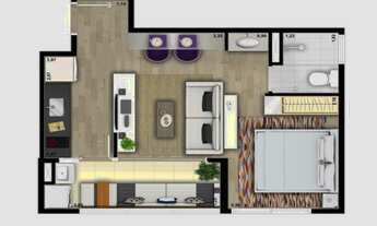 Imagem 4: APARTAMENTO COM 1 DORMITÓRIO À VENDA, 35 M² POR R$ 433.000 - SAÚDE - SÃO PAULO/SP