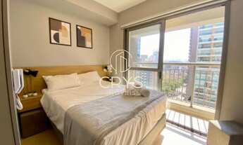 Imagem 2: Apartamento à venda em Moema, São Paulo-SP: 1 quarto, 1 suíte, 1 sala, 1 banheiro, 22,00m²