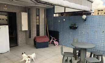 Imagem: Cobertura com ampla área de lazer e churrasqueira