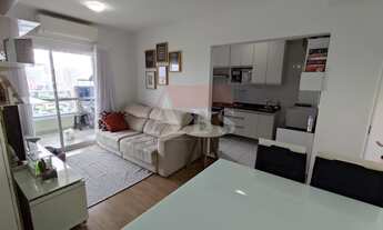 Imagem: Apartamento em Santos varanda com churrasqueira