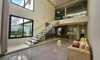 Imagem 1: Belíssima Casa á venda com 4 quartos sendo 3 suítes no condomínio Alphaville Dom Pedro 3 e