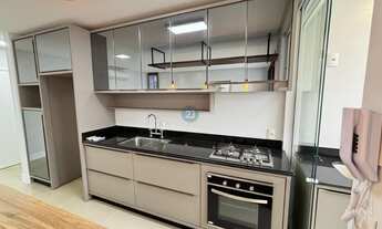 Imagem 4: Vendo apartamento semi mobiliado, com 02 dormitórios (02 suítes), sacada com churrasqueira