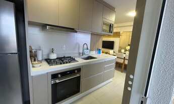 Imagem 6: Vendo apartamento mobiliado com vista mar, 02 dormitórios sendo 01 suíte, sacada com churr