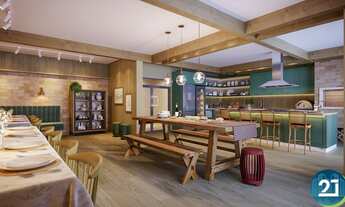 Imagem 5: Lançamento apartamento 03 dormitórios, sendo 01 suíte, lavabo, terraço com churrasqueira