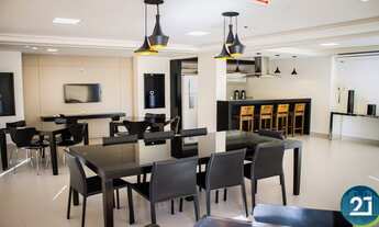 Imagem 2: Vendo apartamento semi mobiliado, com 02 dormitórios, sendo 01 suíte, sacada com churrasqu