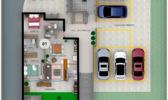 Imagem 5: Vendo Apartamento com 02 suíte, espaço gourmet com quintal, 02 vagas de garagem, na praia