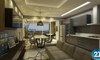 Imagem 2: Vendo Apartamento com 02 suíte, espaço gourmet com quintal, 02 vagas de garagem, na praia