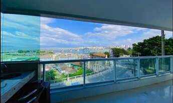 Imagem 5: Vendo apartamento semi mobiliado e Vista para o mar, com 03 suítes, Sacada com churrasquei