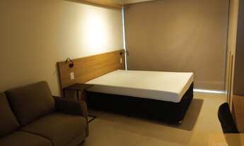 Imagem 2: Studio em condomínio para locação na Vila Cordeiro, São Paulo-SP: 1 quarto, 1 sala, 1 banh