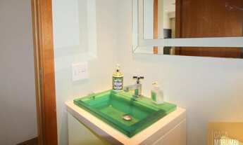 Imagem 5: Apartamento alugar mobiliado 198 com 4 quartos, sendo 3 suítes, e 5 banheiros 3 vagas Itai