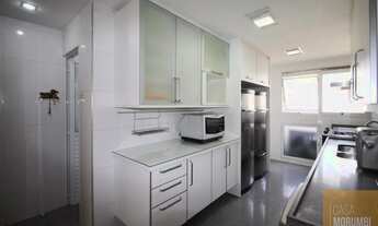 Imagem 4: Apartamento alugar mobiliado 198 com 4 quartos, sendo 3 suítes, e 5 banheiros 3 vagas Itai