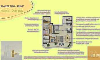 Imagem 4: Apartamento 125m² com 3 quartos à venda em Butantã - SP