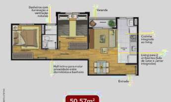 Imagem 6: Belvedere Aptos 2 Dorms 1 Suite 1 Vaga-50.57 e 55,22m2 2 Dorms 1 Suite 1 Vaga