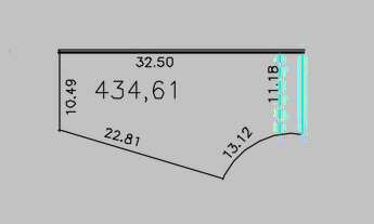 Imagem 4: Terreno Plano 434,61m2 Terreno com excelente topografia - Ótima localização do terreno den