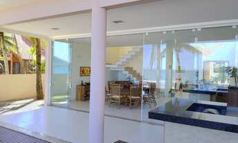 Imagem 2: Casa Duplex 324,66m2 Pé na Areia 4 Suítes 1 Master Ampla Frente Pra o Mar Sacada e Ar Cond