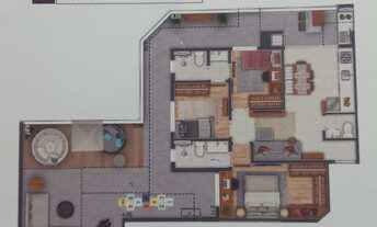 Imagem 2: Apartamento à venda em São José dos Campos-SP no Jardim Satélite: 3 quartos, 1 suíte, 2 sa