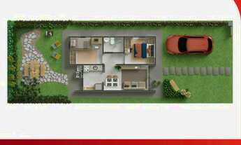 Imagem 3: Casa à venda em Tatuí-SP, Terra Viva Acácia: 2 quartos, 1 sala, 1 banheiro, 1 vaga, 46 m²