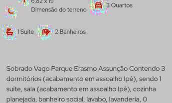 Imagem 2: Imperdível oportunidade: Casa à venda em Santo André-SP, Parque Erasmo Assunção, 3 quartos