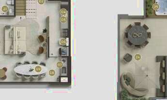 Imagem 5: Apartamento à venda em Barueri-SP no bairro Dezoito do Forte Empresarial/alphaville - 3 qu