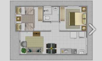 Imagem 2: Lançamento Vila dos Ibirás Casa 2 dormitórios 43,33 m2 2 pontos para Ar Condicionado Te