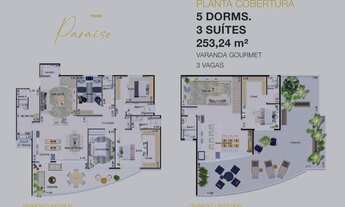 Imagem 6: Lançamento Calabasas Ocean Front, Apartamentos de 109,68 m² a 326,39 m², 3 a 4 Dormitórios