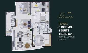 Imagem 5: Lançamento Calabasas Ocean Front, Apartamentos de 109,68 m² a 326,39 m², 3 a 4 Dormitórios