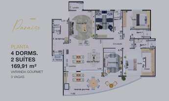Imagem 2: Lançamento Calabasas Ocean Front, Apartamentos de 109,68 m² a 326,39 m², 3 a 4 Dormitórios