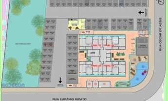 Imagem 2: Lançamento Residencial Roma, Apartamentos de 57,59m2 e 67,76m2, 2 Dormitórios Sendo 1 Suít