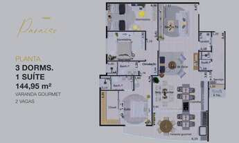 Imagem 4: Lançamento Calabasas Ocean Front, Apartamentos de 109,68 m² a 326,39 m², 3 a 4 Dormitórios