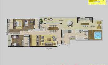 Imagem 4: Lançamento Reserva Parque Clube Aptos 63,18 e 81,88m2 2 e 3 Dorms 1 Suíte,Banheiro, Sala