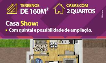 Imagem 2: Veccon Moradas Casas 42m2 2 Dorms, Sala, Cozinha, Banheiro, 2 Vagas Descobertas, Quintal