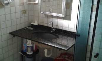 Imagem 4: Kit Net 45m2 Suíte, Sala, Cozinha Integrados, Varanda,Semi-Mobiliado, Decorado, com Eletro