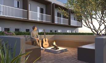 Imagem 3: Residencial Trento Casa Sobrado 77,29m2 2 Dorms, Cozinha, Sala Jantar/TV, 1 Banheiro Socia