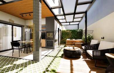 Imagem 6: Casa sobrado decorada à venda no Condomínio Saint Michel Village no bairro Pinheirinho em