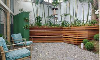 Imagem 3: Terraço gourmet com living para três ambientes . Três vagas de garagem e lazer completo