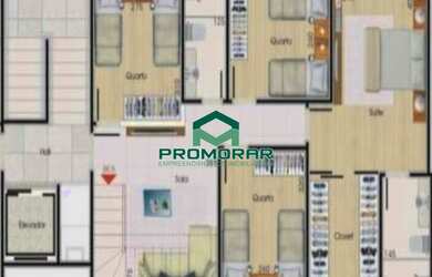 Imagem 6: Área Privativa de luxo, 138 m2, 3 quartos, 01 suíte, 02 vagas, à venda no Prado, Belo Hori