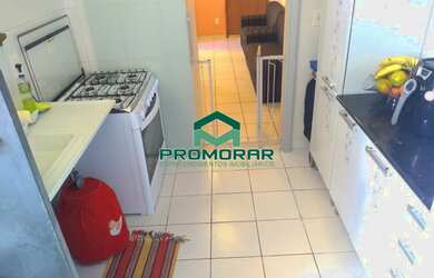 Imagem 5: Apartamento no primeiro andar com sala,cozinha com área de serviço, dois quartos, um banhe