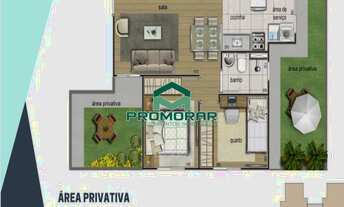 Imagem: Apartamento com área privativa à venda