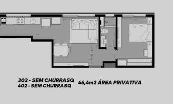 Imagem 4: 610 Casemiro Apartamento de 2 dormitórios no Bairro Bela Vista