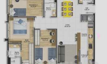 Imagem 7: Giardino Apartamentos de 3 dormitórios no Bairro Petrópolis