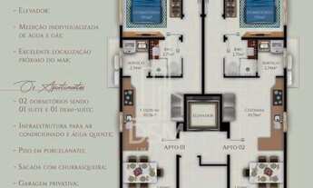 Imagem 3: Rampazzo Tower, 2 dormitórios, 2 suíte, 1 vaga na garagem, 72M² de Área Construída