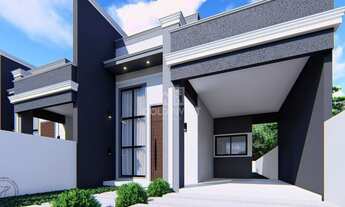 Imagem 2: ![CDATA[Casa com 3 quartos (1 suíte) com passagem lateral no centro da Guabiruba ]]