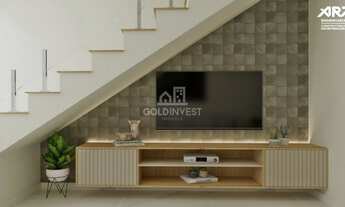 Imagem 3: ![CDATA[Casa com 2 quartos e passagem lateral no loteamento Florence]]