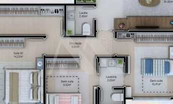 Imagem 2: ![CDATA[COD. 313  APTO 2302, MOBILIADO  CITTÀ di VINCI RESIDENZE  VENDA]]