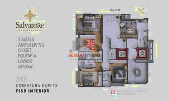 Imagem 4: Salvatore Residenziale - APARTAMENTO 03 QUARTOS - DIFERENCIADO