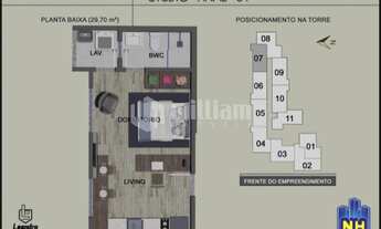 Imagem 7: ![CDATA[APARTAMENTO 1 DORMITORIO - COLUMBIA RESIDENCE - SANTA TEREZINHA]]